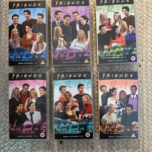 FRIENDS Complete Season 6 VHS tapes - UK Edition